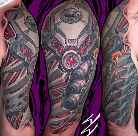 Tattoos - Walt Watts bio mech sleeve - 145355